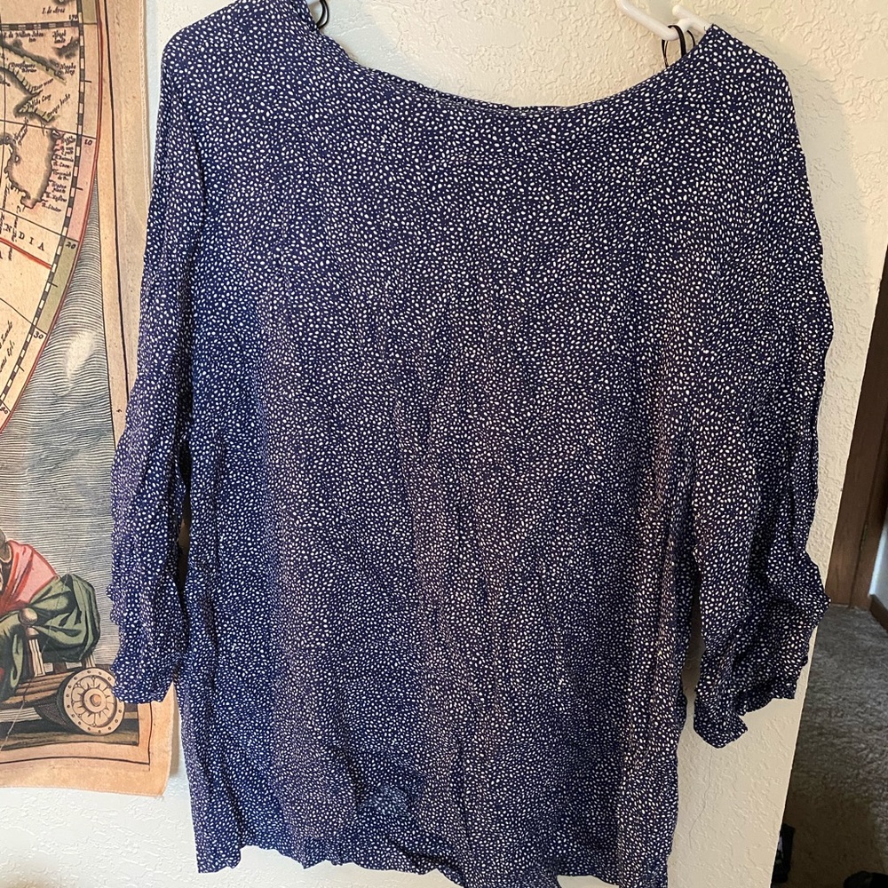 Women’s blue blouse